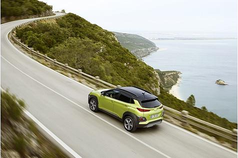 Der Hyundai Kona verbraucht im Schnitt rund 7,3 l/100 km