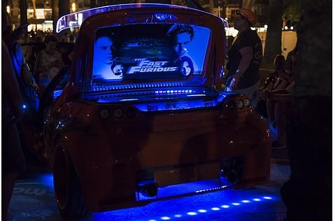 Bei Thomas Backes\\\' Smart sind knapp 500 LEDs verbaut