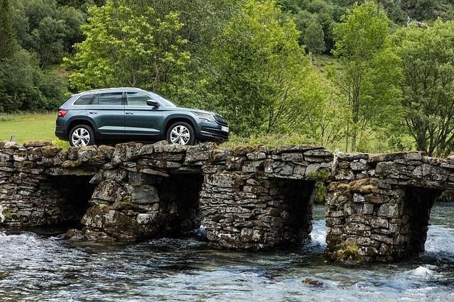 Mit 4,70 Metern ist der Kodiaq rund 20 Zentimeter länger als der Tiguan