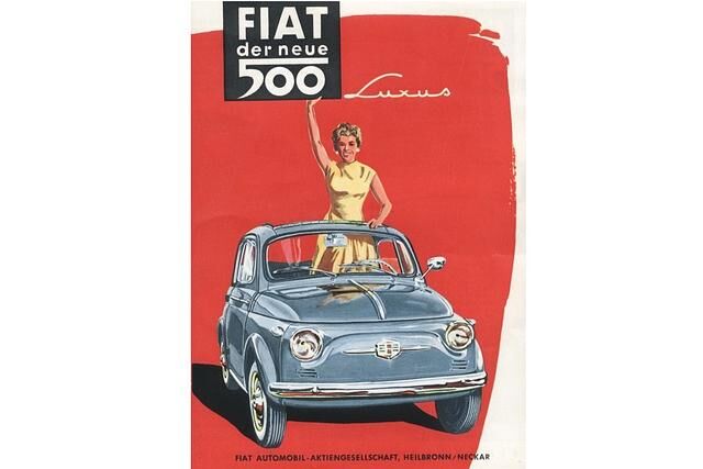 1957 debütierte der legendäre Fiat 500 Nuova 