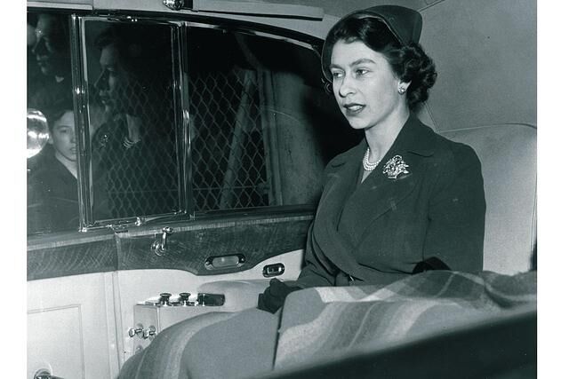 Rolls-Royce mit Königin Elisabeth II.