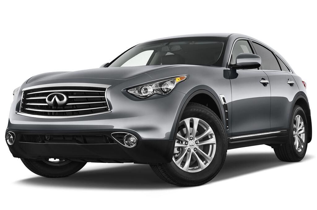 Infiniti FX (Baujahr 2011) GT Premium 5 Türen seitlich vorne mit Felge