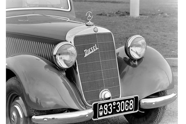 170 D mit Diesel-Schriftzug auf dem Kühlergrill ab 1949