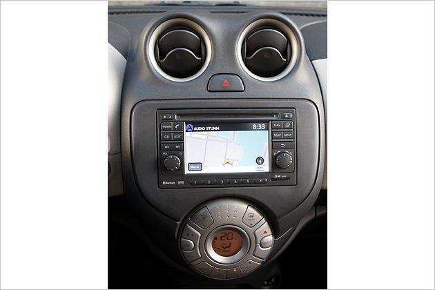 Optional beziehungsweise in der Topausstattung mit dabei: Eine Infotainment-Anlage mit Navi