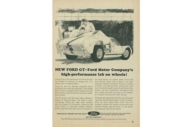 Ford GT Werbung 1964