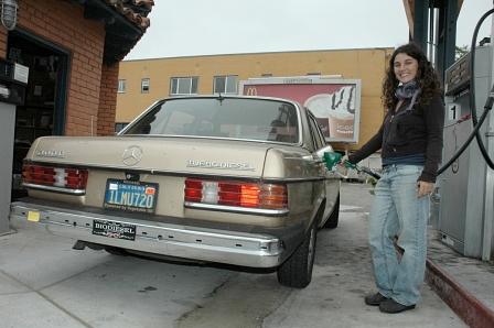 Mercedes W123 in Kalifornien