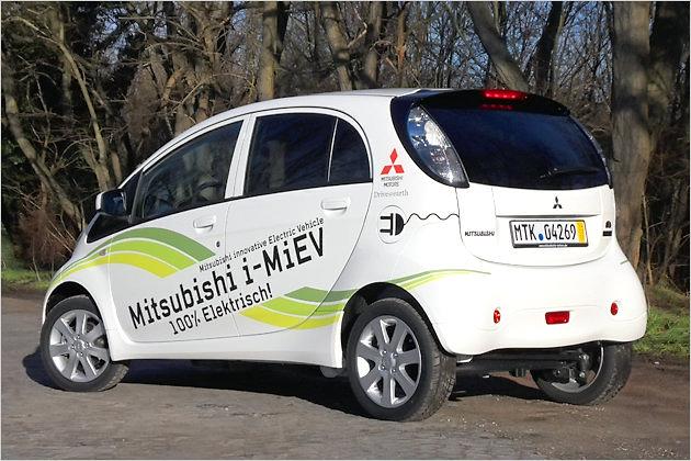 Der i-MiEV ist ein Fünftürer mit vier Sitzen