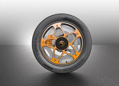 Continental New Wheel Concept - Alubremse für E-Autos
