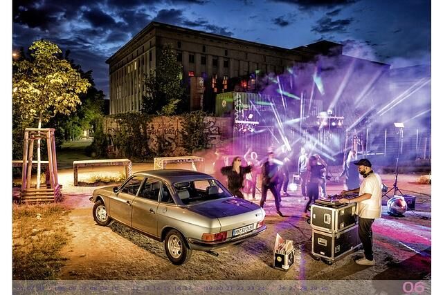 Der Ro 80 auf einem NSU-Kalender 