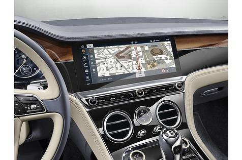 Das 12,3 Zoll Display dient als zentrale Informationsquelle