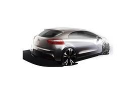 Kia zeigt erste Skizzen seines neuen Rio