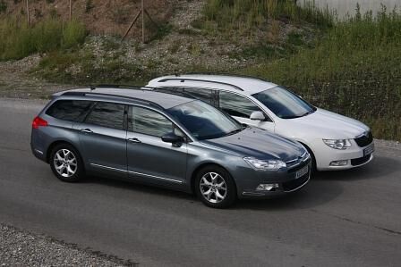 Citroen C5 Tourer - Skoda Superb Combi - Reisebegleiter Citroen C5 Tourer - Skoda Superb Combi - Reisebegleiter