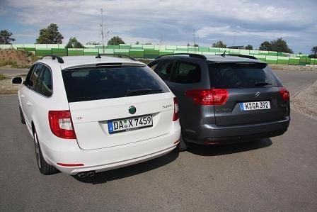 Citroen C5 Tourer - Skoda Superb Combi