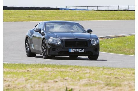 Bentley Continental GT 2018 - auf der Teststrecke von Anglesey in Wales