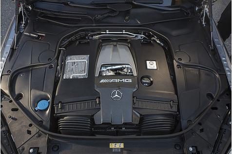 Das vier Liter große V8-Triebwerk.