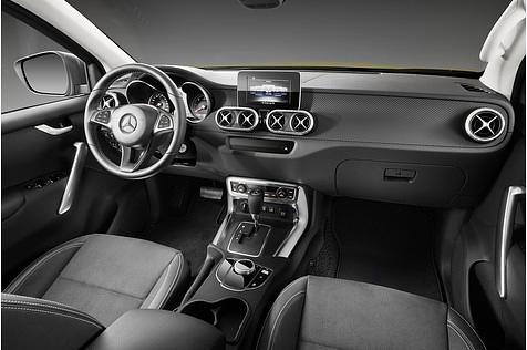 Der Innenraum der Mercedes X-Klasse 2018
