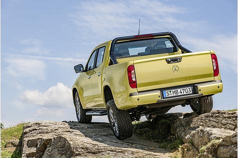 Mercedes X Klasse 2018 - die Zuglast liegt bei 3,5 Tonnen