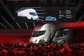 Tesla Semi Truck - Elektrolaster mit 800 Kilometern Reichweite