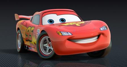 Lightning McQueen aus dem Film Cars