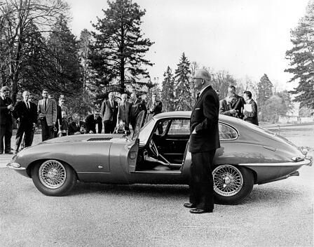 Jaguar E-Type 1961 in Genf