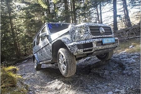 Prototypenerprobung Mercedes G-Klasse - Klettermaxe auf Abwegen