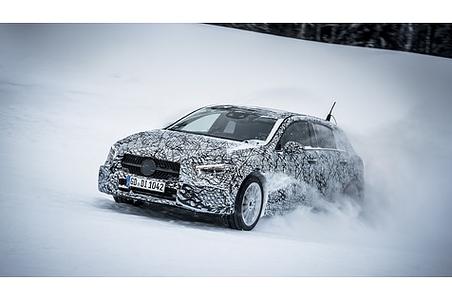 Prototypenerprobung Mercedes A-Klasse - A-Klasse in der Kühlkammer