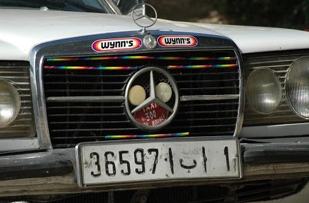 Mercedes-Taxi in Marokko