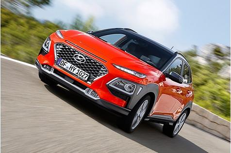Der Hyundai Kona wirkt auf der Straße durchaus bullig