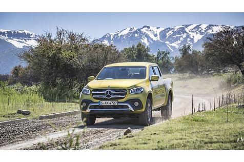 Der Allradantrieb der Mercedes X-Klasse ist zuschaltbar
