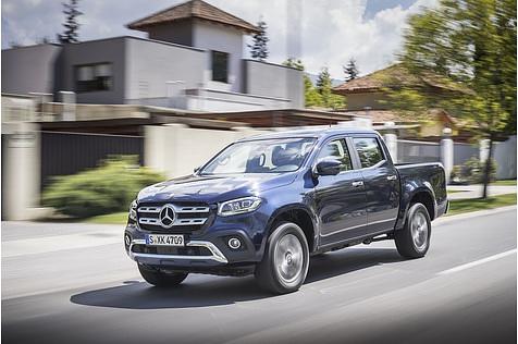 Die Mercedes X-Klasse 250d 4Matic reagiert nicht unmittelbar auf Gaspedalbefehle