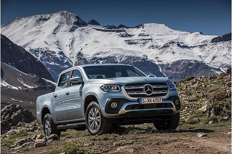 Die Mercedes X-Klasse 250d 4Matic kann eine maximale Zuladung von einer Tonne