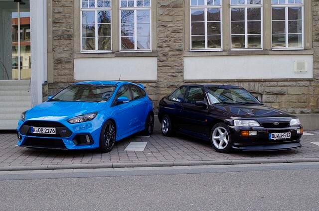 Ford Escort RS Cosworth vs. Focus RS - Geflügelte Worte