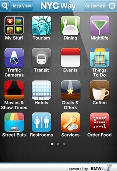 BMW App My City Way