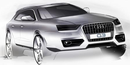 Designskizzen Audi Q3