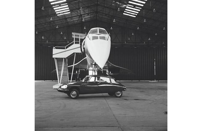 Citroen DS21 und das Überschallflugzeug Concorde