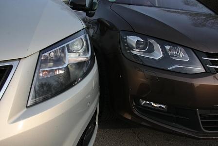Vergleich Seat Alhambra gegen VW Sharan