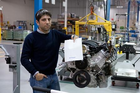 Corvette Motorenproduktion - Hand-Werk