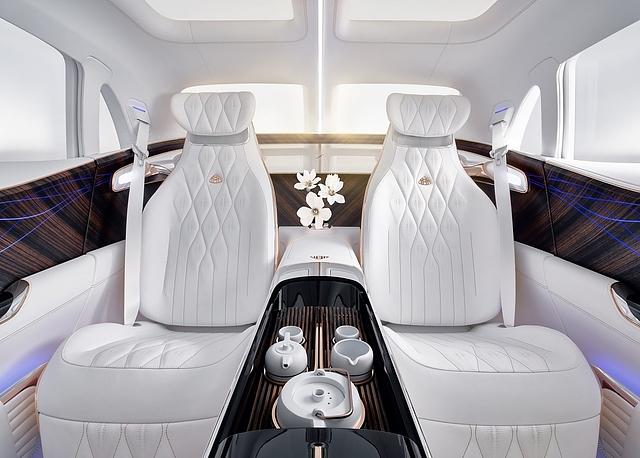 Vision Mercedes Maybach Ultimate Luxury - zwei Einzelsitze im Fond