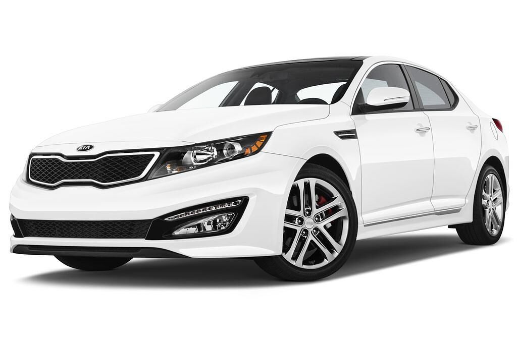 Kia Optima (Baujahr 2013) Attract 4 Türen seitlich vorne mit Felge