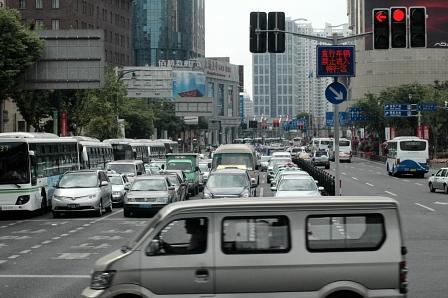 Verkehr in Shanghai