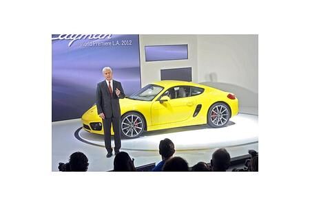 L.A. Auto Show 2012: Porsche Cayman – leichter, flacher, agiler L.A. Auto Show 2012: Porsche Cayman – leichter, flacher, agiler