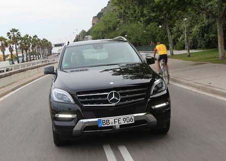 Mercedes ML 250 Bluetec Verbrauchsfahrt
