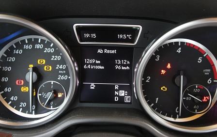 Mercedes ML 250 Bluetec Verbrauchsfahrt