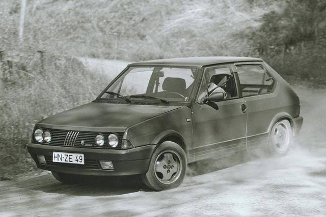 Den Fiat Ritmo Abarth 130 TC gab es ab 1983 