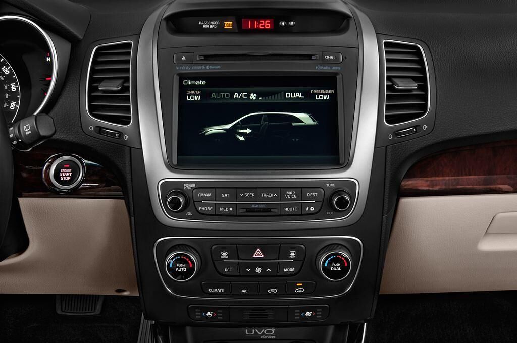 Kia Sorento (Baujahr 2013) Spirit 5 Türen Temperatur und Klimaanlage