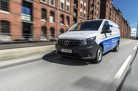 elektrische Vans bei Mercedes - Elektrische Lastesel