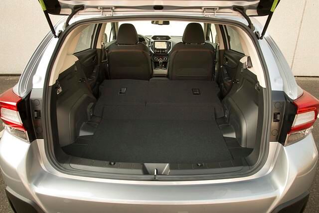 Fensterhoch passen in den Kofferraum des Subaru XV 1.290 Liter