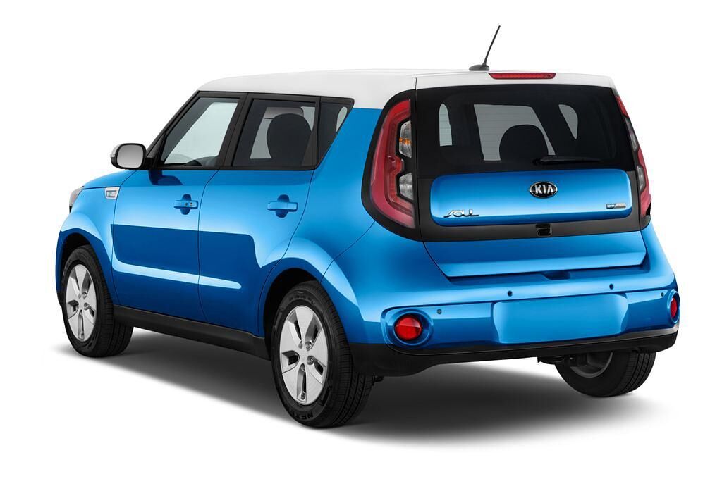 Kia Soul (Baujahr 2015) EV 5 Türen seitlich hinten