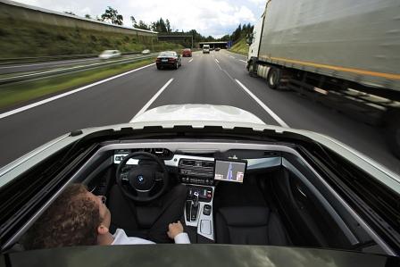 Autonomes Fahren im Erprobungsträger BMW 5er