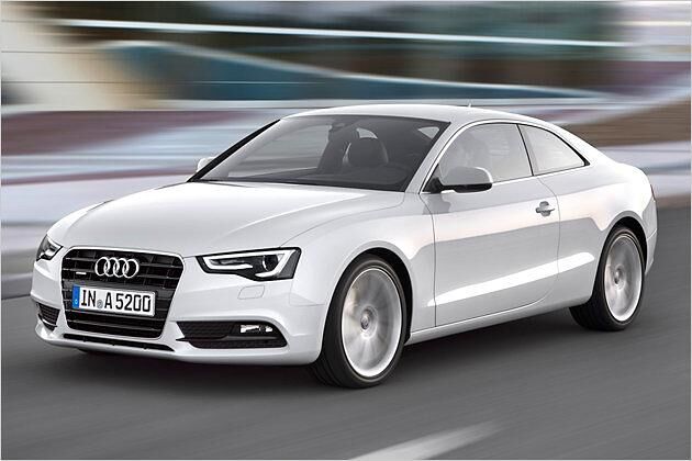 Frisch geliftet geht die A5-Baureihe an den Start, im Bild das A5 Coupé